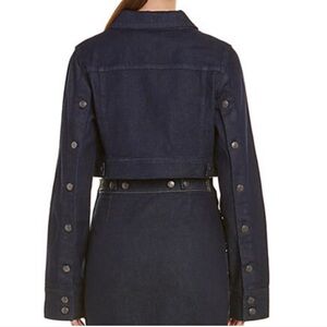 Scout & Molly’s Susana Monaco | Dark Denim Cropped Button Sleeve